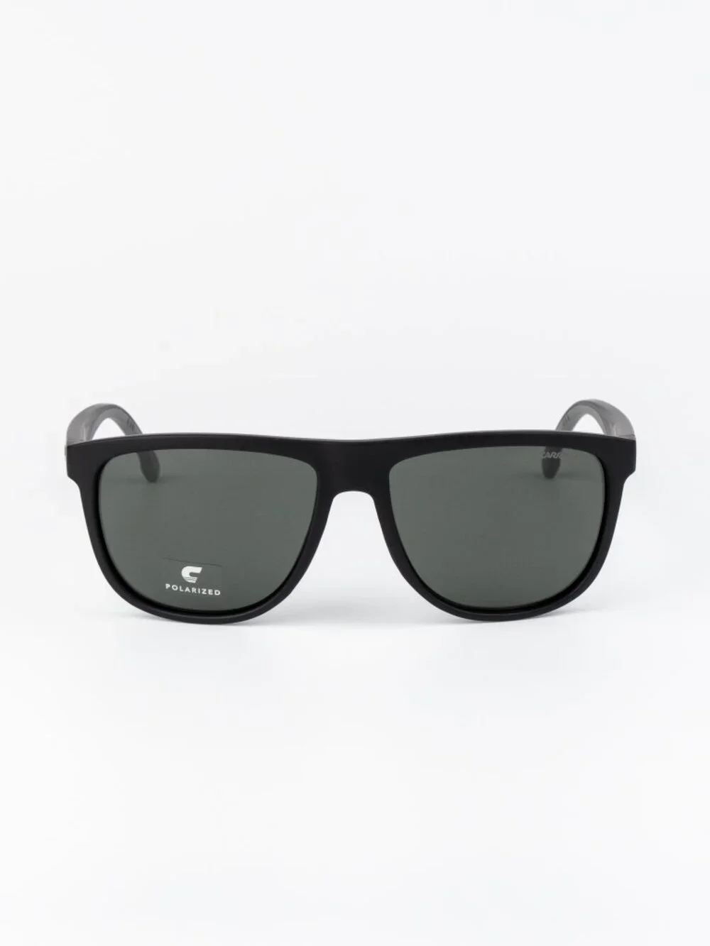 Carrera Men Sunglasses Matte Black Green Polarized Square CARRERA 8059/S 0003 UC